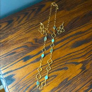 Stella and Dot Necklace and earrings.